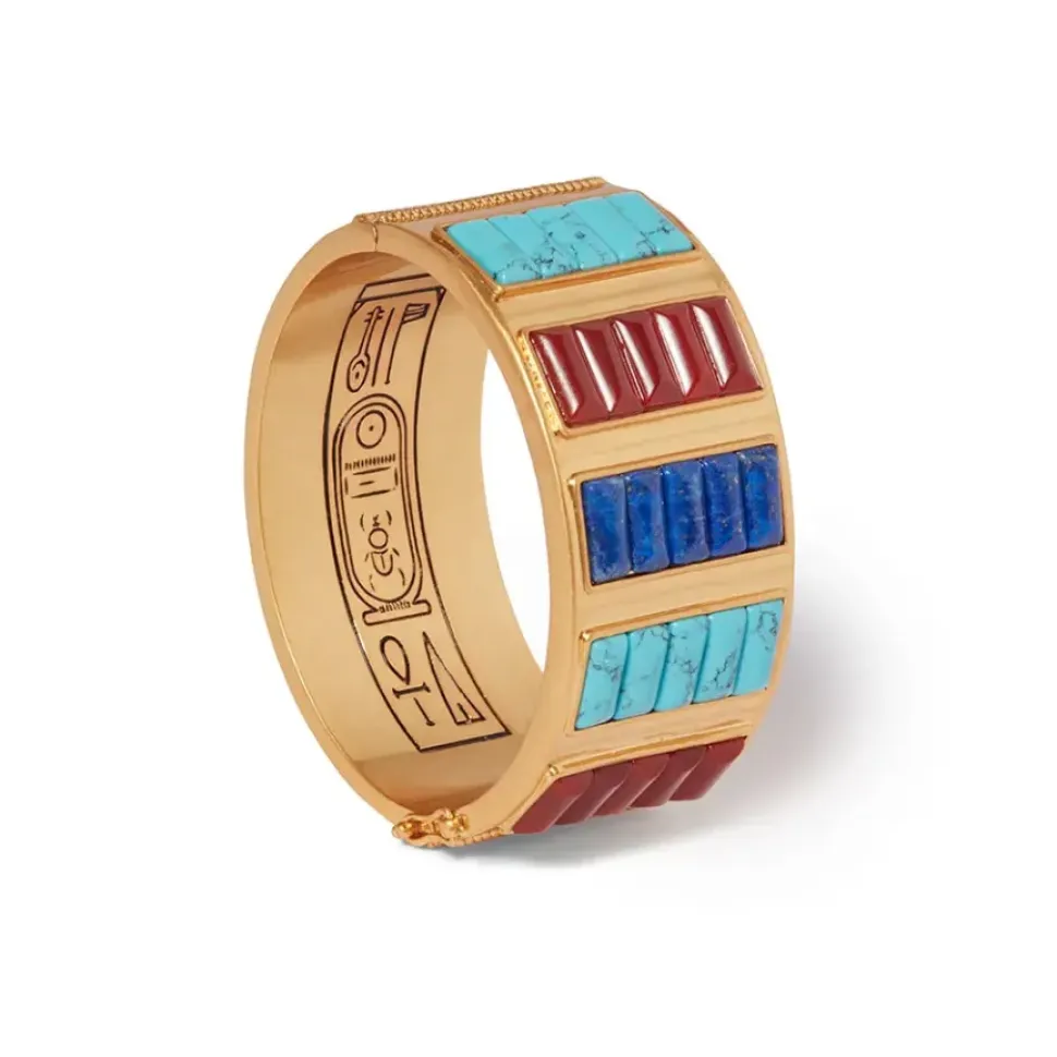 New Kingdom Gems Hinged Cuff