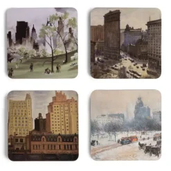 New York In Art Coasters