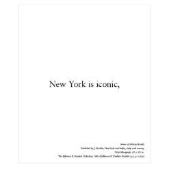 New York Is...