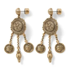 Ottoman Coin Chandelier Earrings