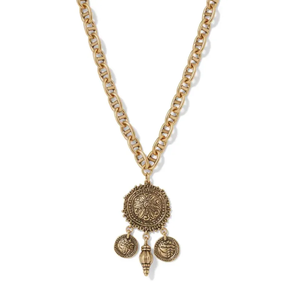 Ottoman Coin Pendant Necklace