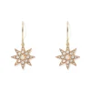 Ottoman Star Gilded Drop Earrings