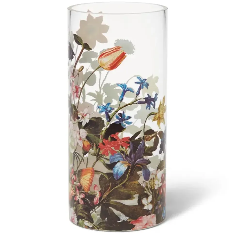 Peeters Bouquet Of Flowers Glass Vase