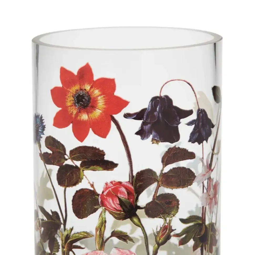 Peeters Bouquet Of Flowers Glass Vase