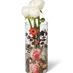 Peeters Bouquet Of Flowers Glass Vase