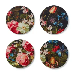 Peeters Bouquet Of Flowers Lacquer Coasters