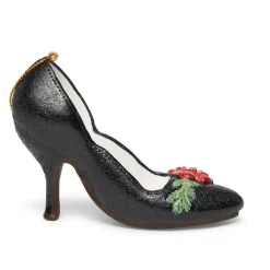 Red Bloom Pump Shoe Ornament