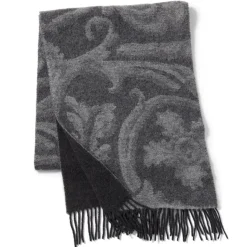 Roman Acanthus Scrolls Reversible Unisex Wool Scarf