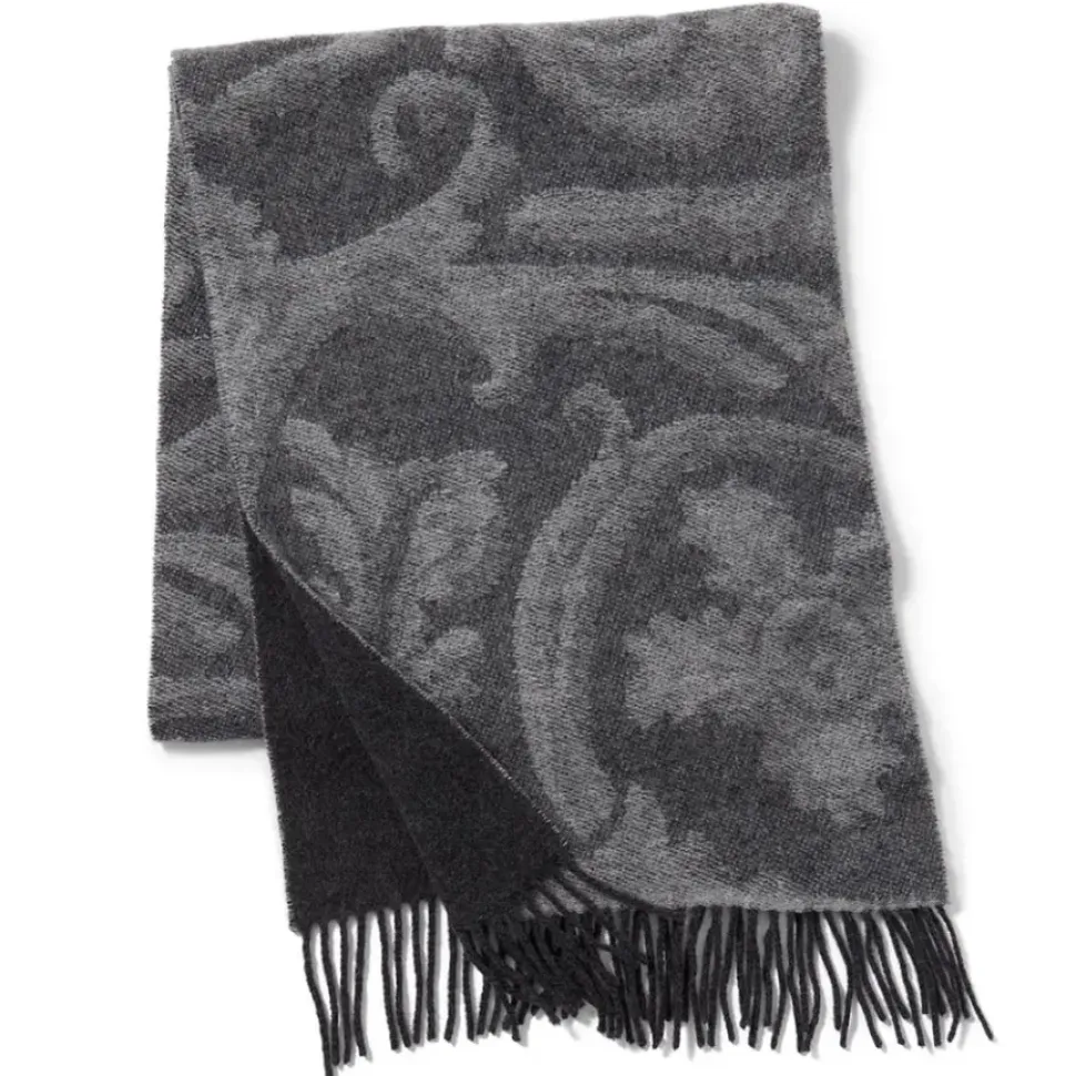 Roman Acanthus Scrolls Reversible Unisex Wool Scarf