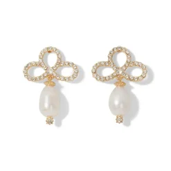 Royal Tudor Pearl Drop Earrings