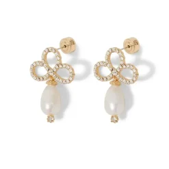 Royal Tudor Pearl Drop Earrings