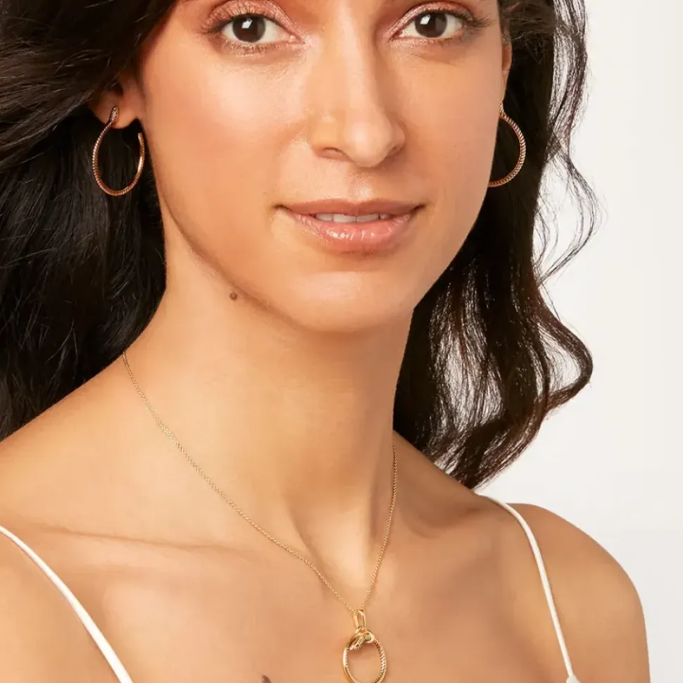 Serpentine Hoop Earrings