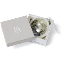 Skating In Central Park Glass Disc Ornament