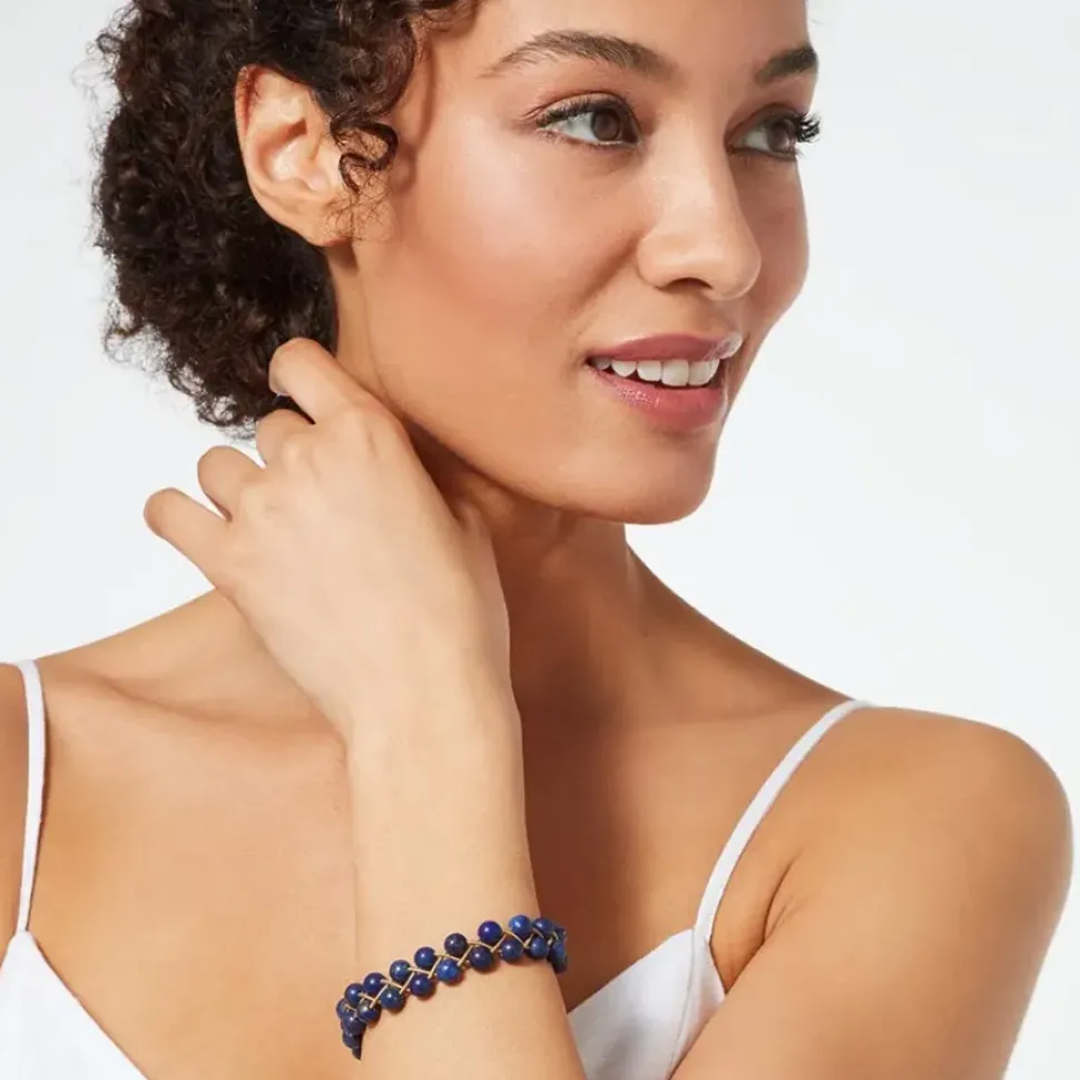 Spanish Baldric Lapis Braided Bracelet