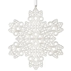 2023 Sterling Silver Snowflake Ornament