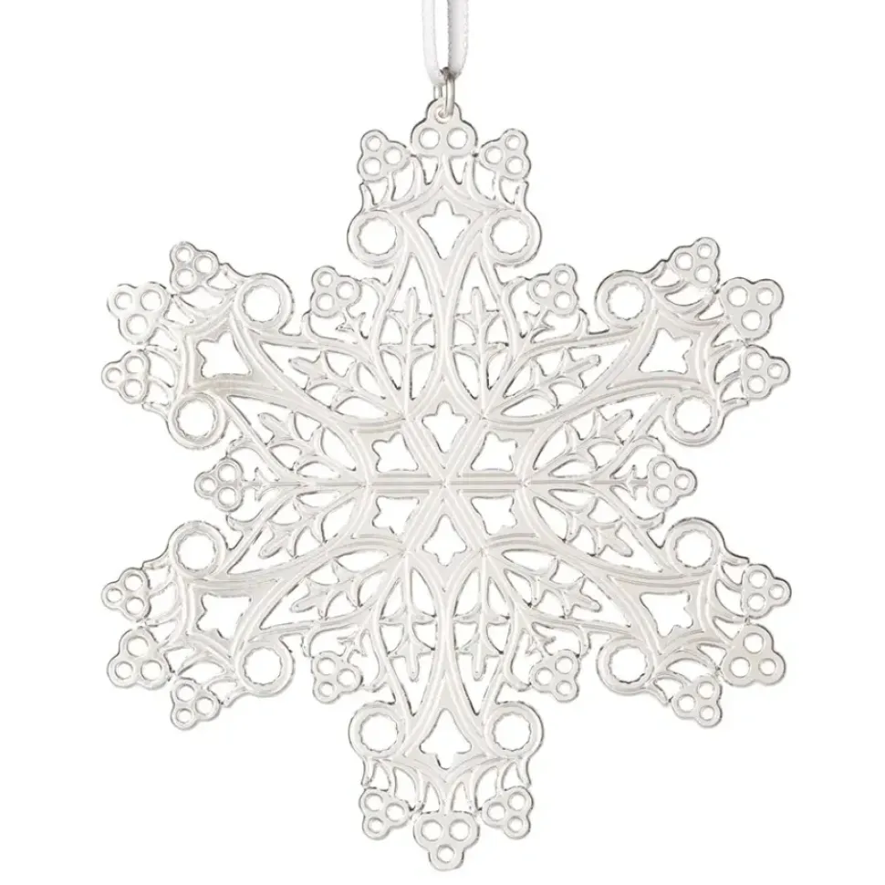 2023 Sterling Silver Star And Snowflake Ornament Set