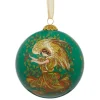 Tait-Henson Angel Of The Evergreens Hand-Painted Glass Ornament