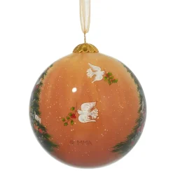Tait-Henson Bower Of Beauty Hand-Painted Glass Ornament