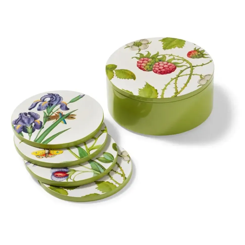 The Met Cloisters Garden Lacquer Coasters
