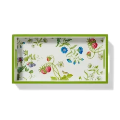 The Met Cloisters Garden Rectangular Lacquer Tray