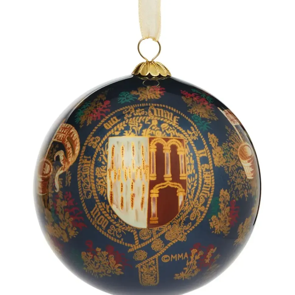 The Met Cloisters Tapestry Painted Glass Ornament
