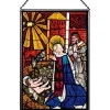 The Nativity Glass Panel