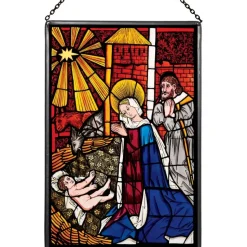 The Nativity Glass Panel