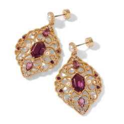 Turkish Amethyst Statement Earrings