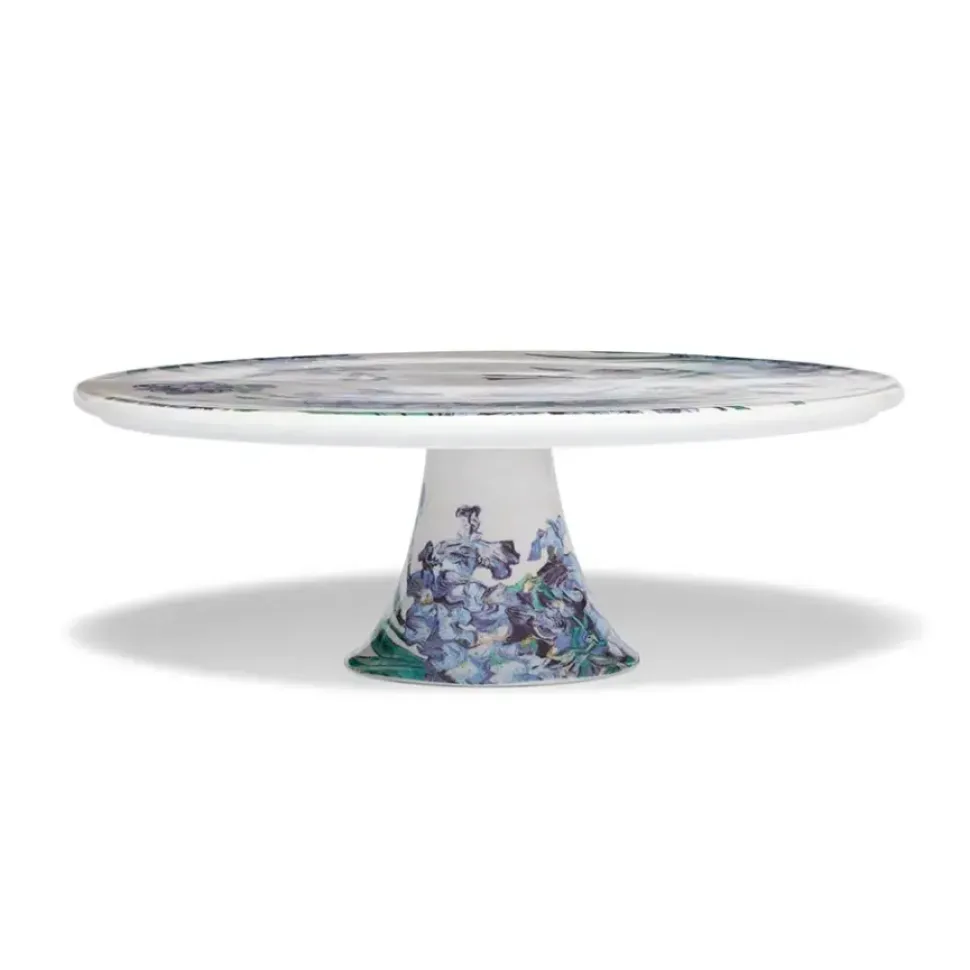 Van Gogh Irises Cake Stand