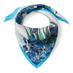 Van Gogh Irises Silk Neckerchief
