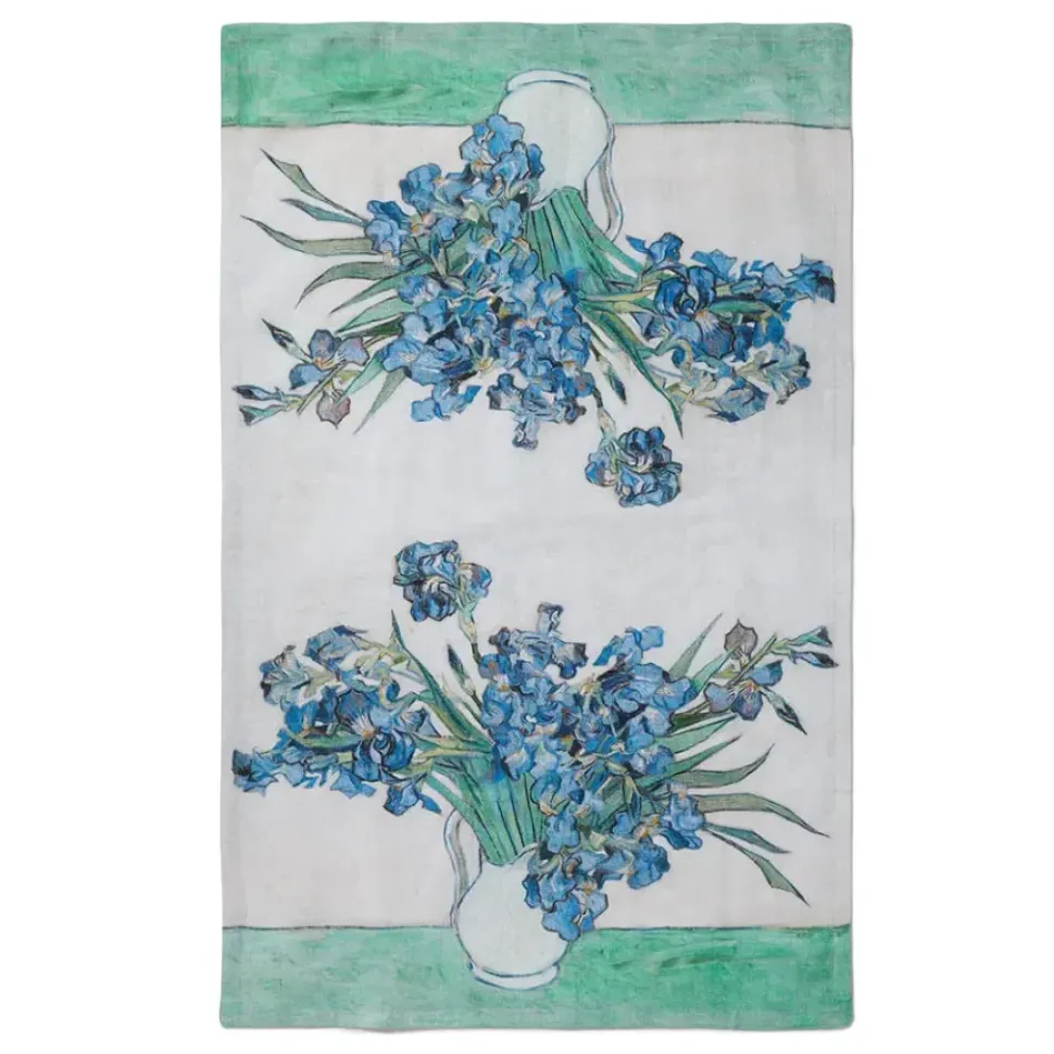 Van Gogh Irises Tea Towel