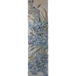 Van Gogh Irises Wool-Blend Shawl