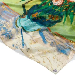 Van Gogh Oleanders Oversize Square Silk Scarf