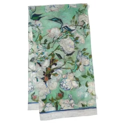Van Gogh Roses Oblong Silk Scarf