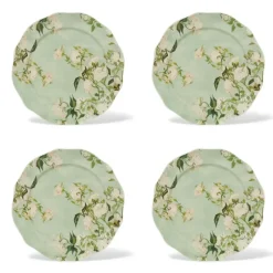 Van Gogh Roses Salad Plate