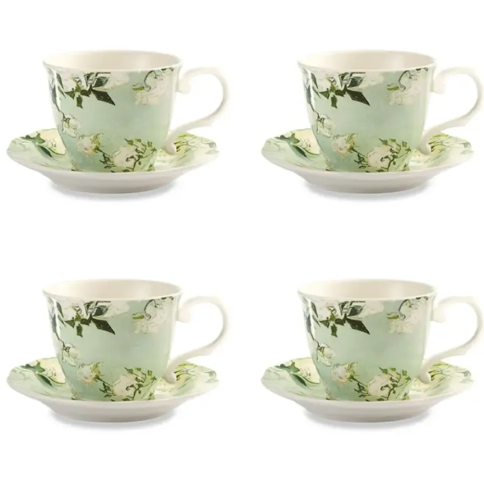 Van Gogh Roses Teacup And Saucer