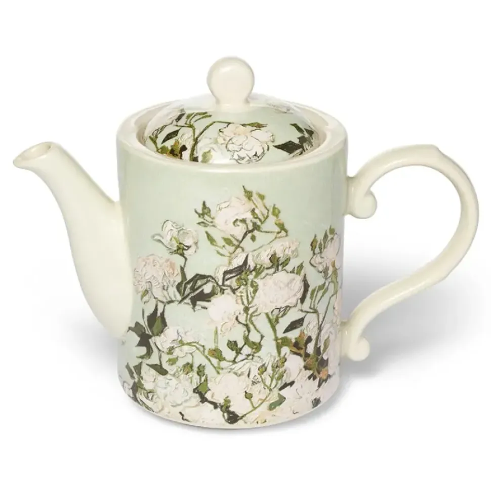 Van Gogh Roses Teapot And Teacup Set