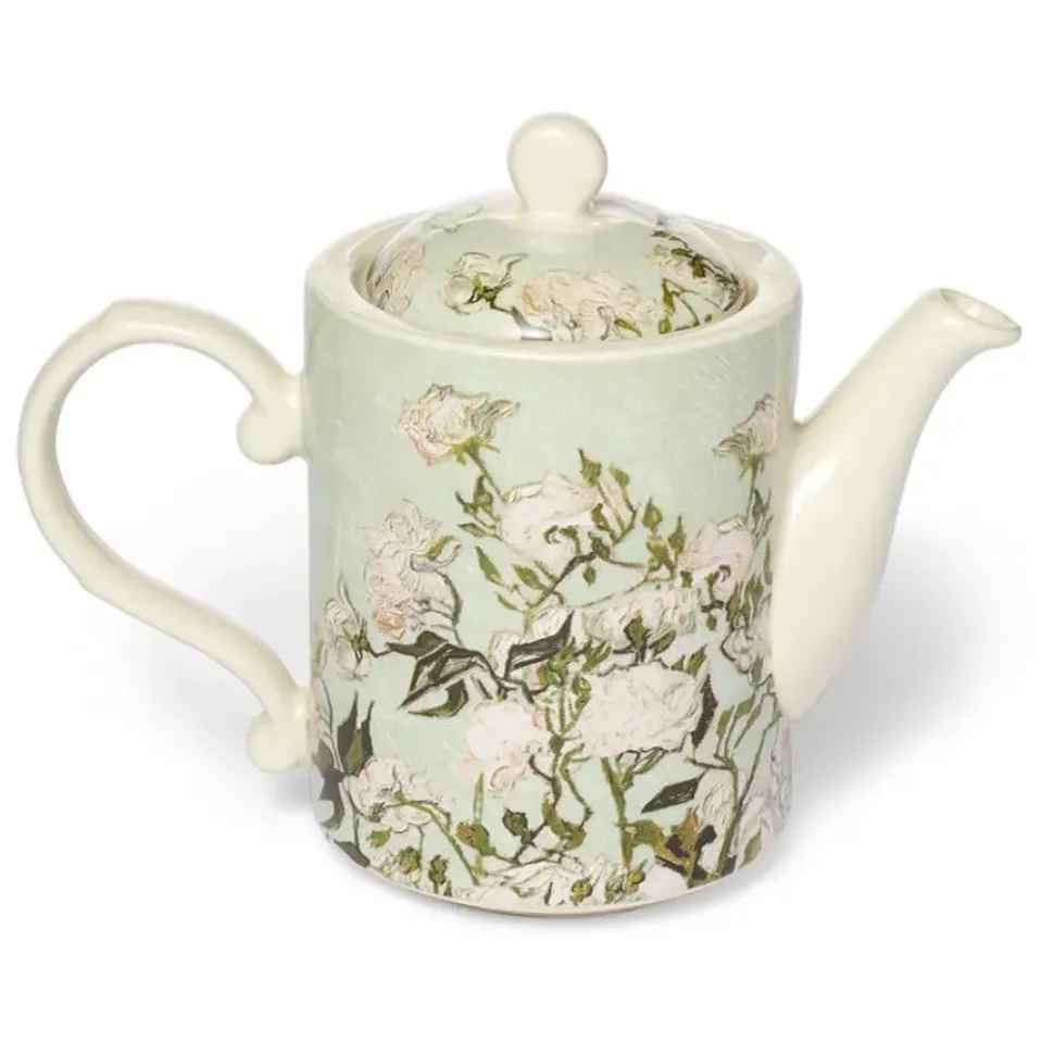 Van Gogh Roses Teapot And Teacup Set
