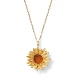 Van Gogh Sunflower Pendant Necklace