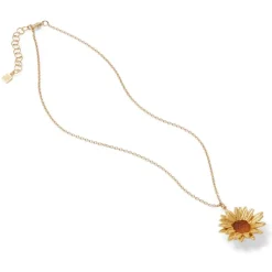 Van Gogh Sunflower Pendant Necklace