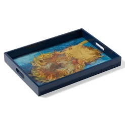Van Gogh Sunflowers Lacquer Tray