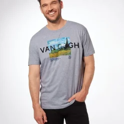Van Gogh Wheat Field With Cypresses Unisex Tee