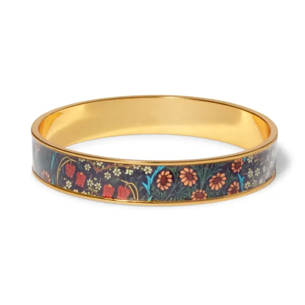 William Morris Blackthorn Enamel Bangle