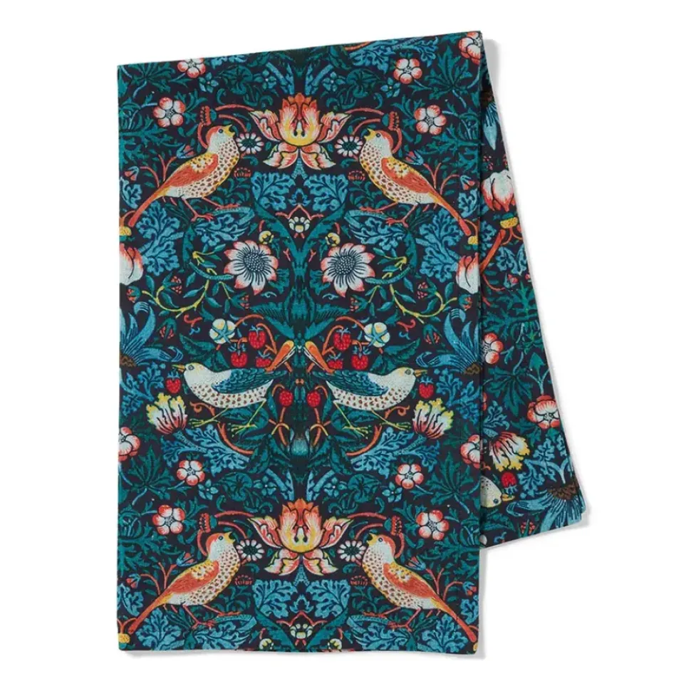 William Morris Strawberry Thief Tea Towel