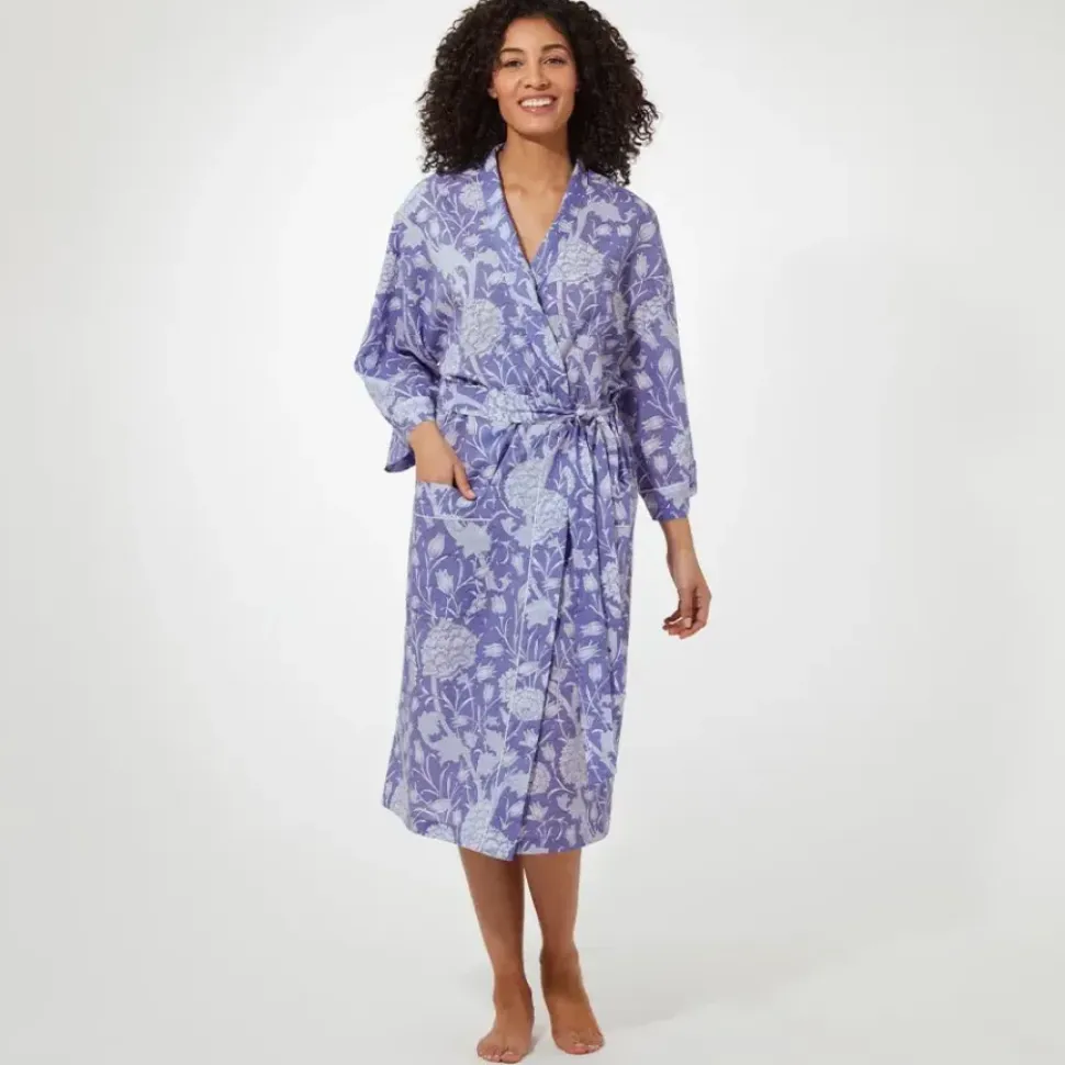 William Morris Wild Tulip Cotton Robe