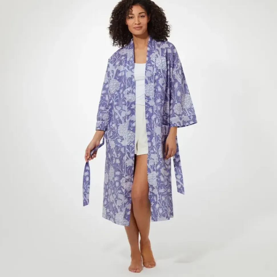 William Morris Wild Tulip Cotton Robe