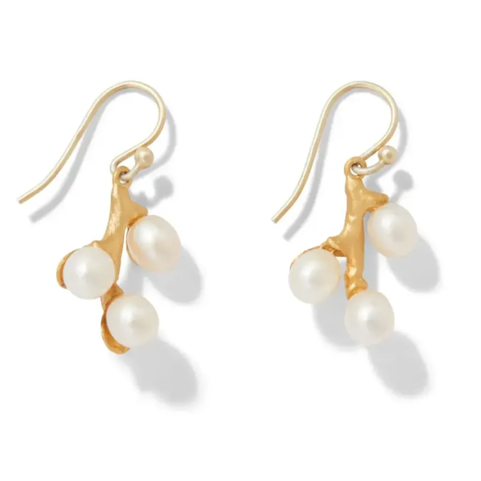 Willow Catkins Pearl Drop Earrings