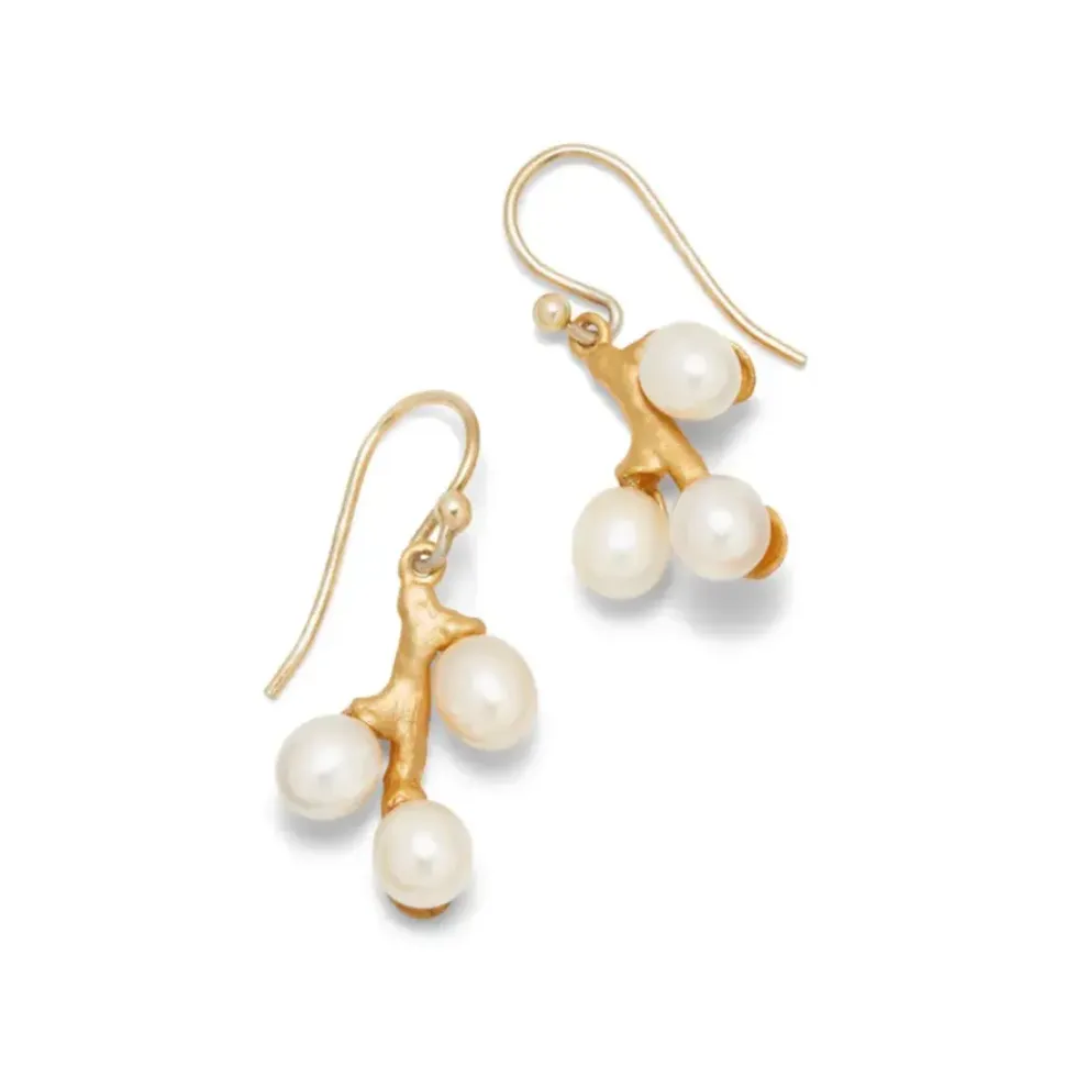 Willow Catkins Pearl Drop Earrings